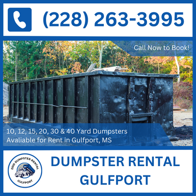 Eco-Conscious Dumpster Rentals in Gulfport, Mississippi - Harrison County Friendly - DDD Dumpster Rental Gulfport