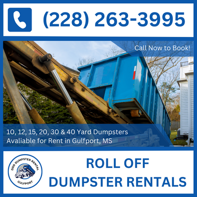 Seamless Roll-Off Dumpster Rental Experience in Gulfport, MS - Harrison County - DDD Dumpster Rental Gulfport